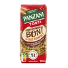 Paquet de pâtes Panzani Torti au blé complet, 100% français, cuisson 6 min, pour une alimentation saine et rapide.