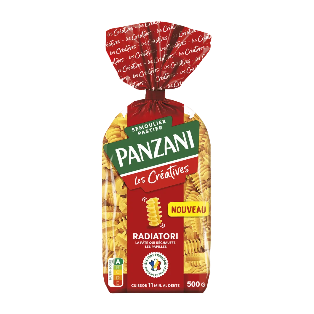 Pates Radiatori Radiatori - Pâtes Les créatives - Panzani