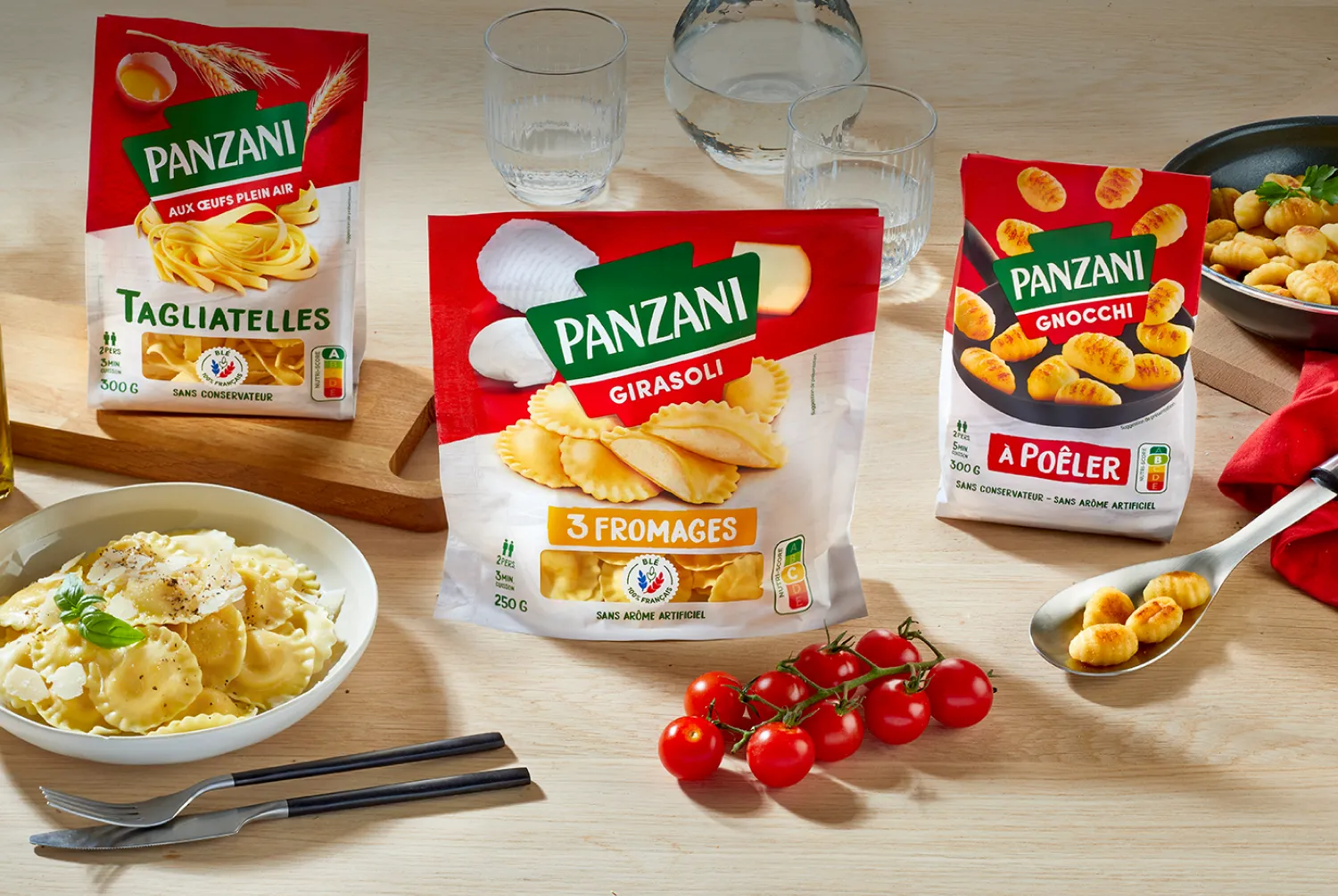 Les Pâtes fraîches Panzani - Différentes gammes - Panzani