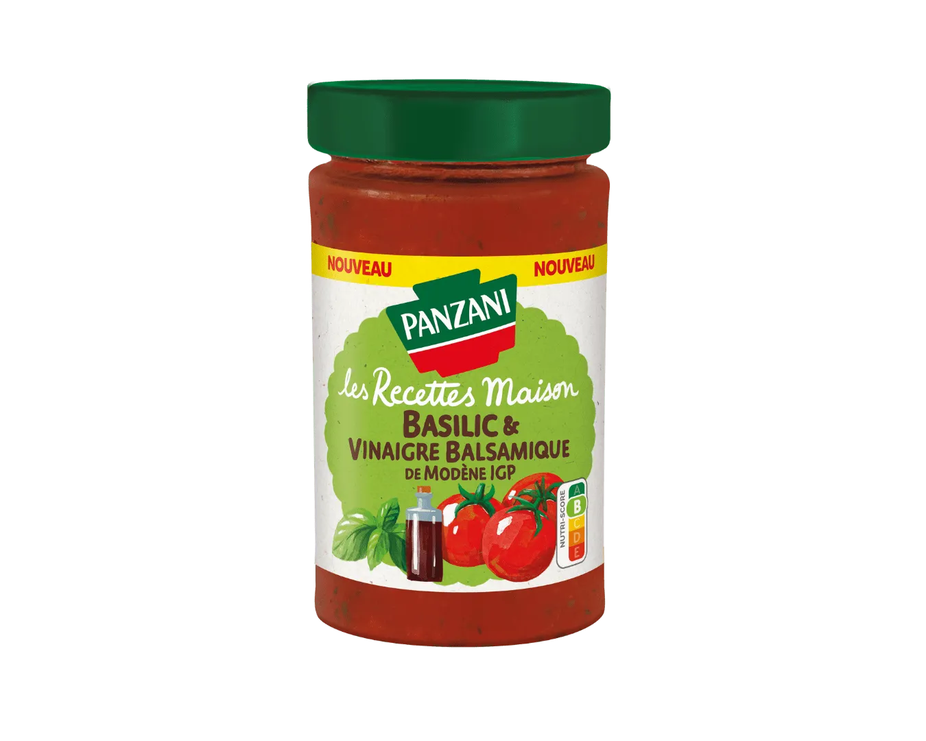 Basilic et Vinaigre balsamique de Modène IGP