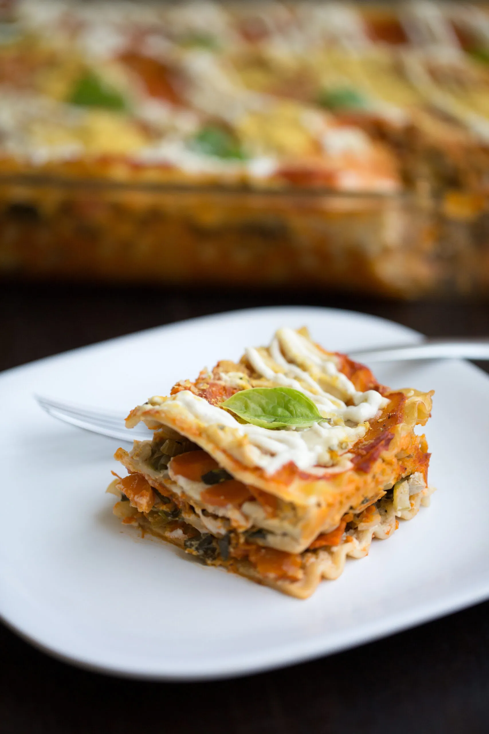 Lasagnes aux légumes pour une version végétarienne de la recette