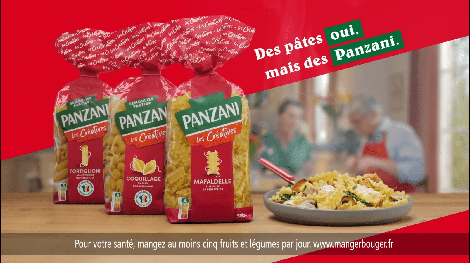 visuel pub les créatives de panzani 2024
