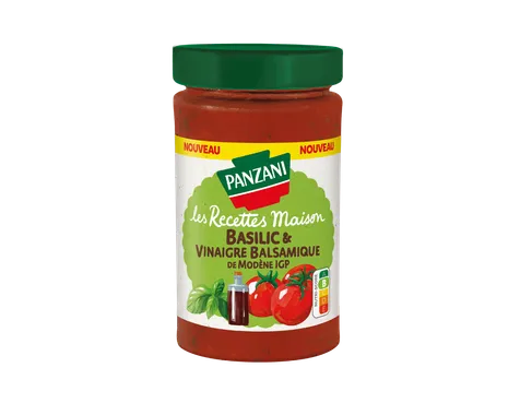 Basilic et Vinaigre balsamique de Modène IGP