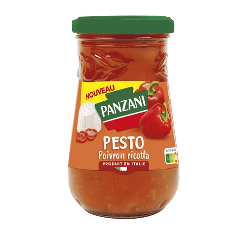 produit pesto poivron ricotta