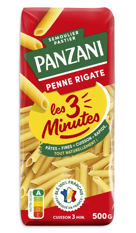 Penne au blé complet - Panzani - 500 g