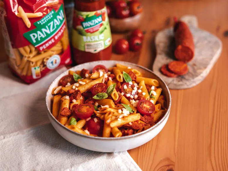 penne au chorizo