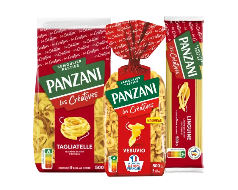 Les pâtes Créatives Panzani