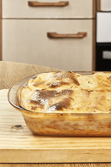 Plat à Lasagnes En Grès KitchenCraft - 30x21 Cm - Blanc - Allant Au Four, Micro-ondes Et Congélo