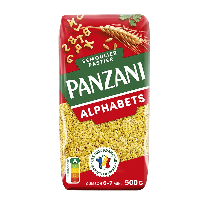 Alphabet - Pâtes à potage - Panzani - Panzani